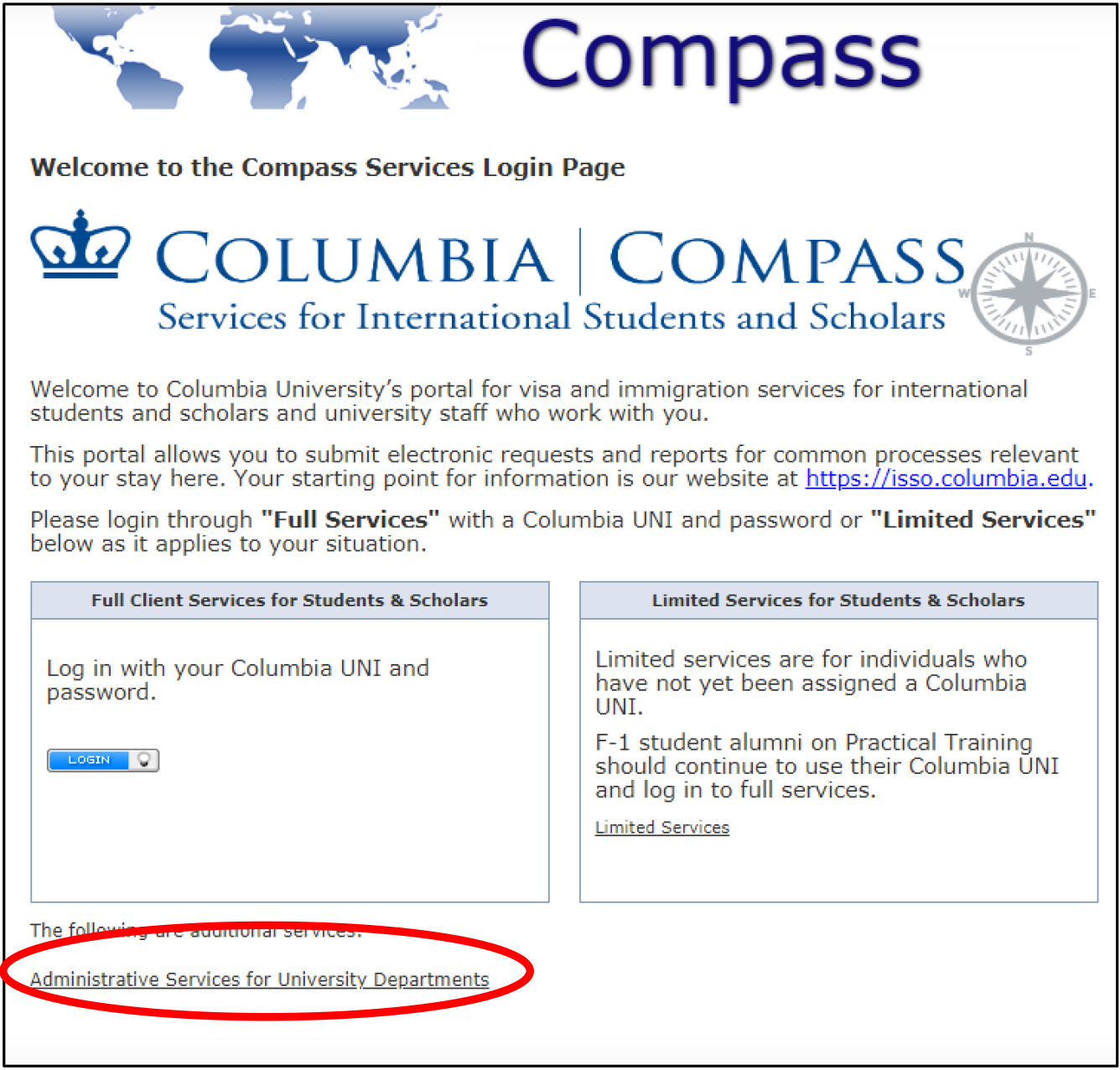 Login to Compass Image