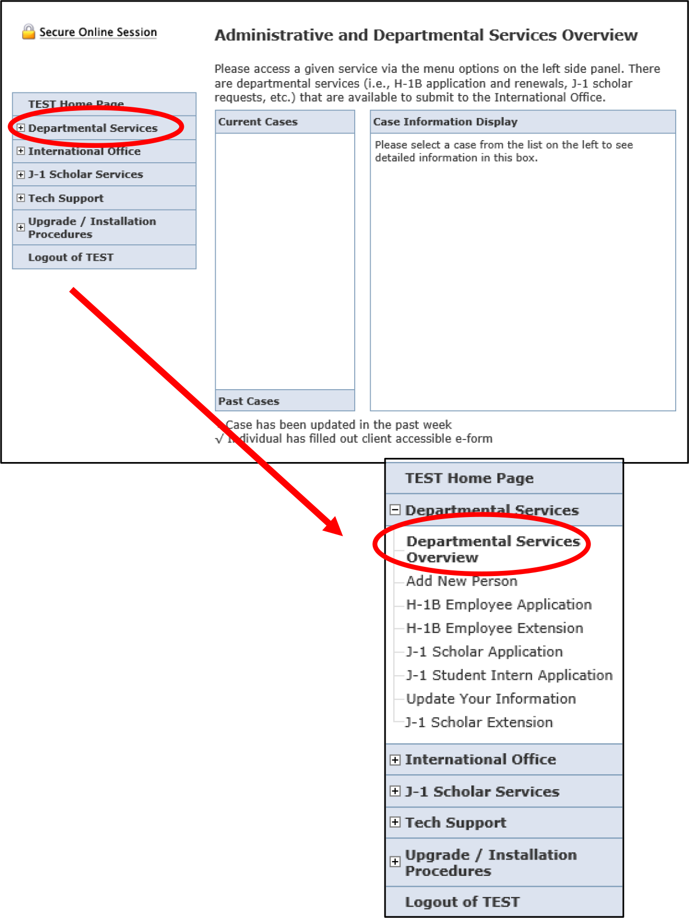 Departmental Services Overview
