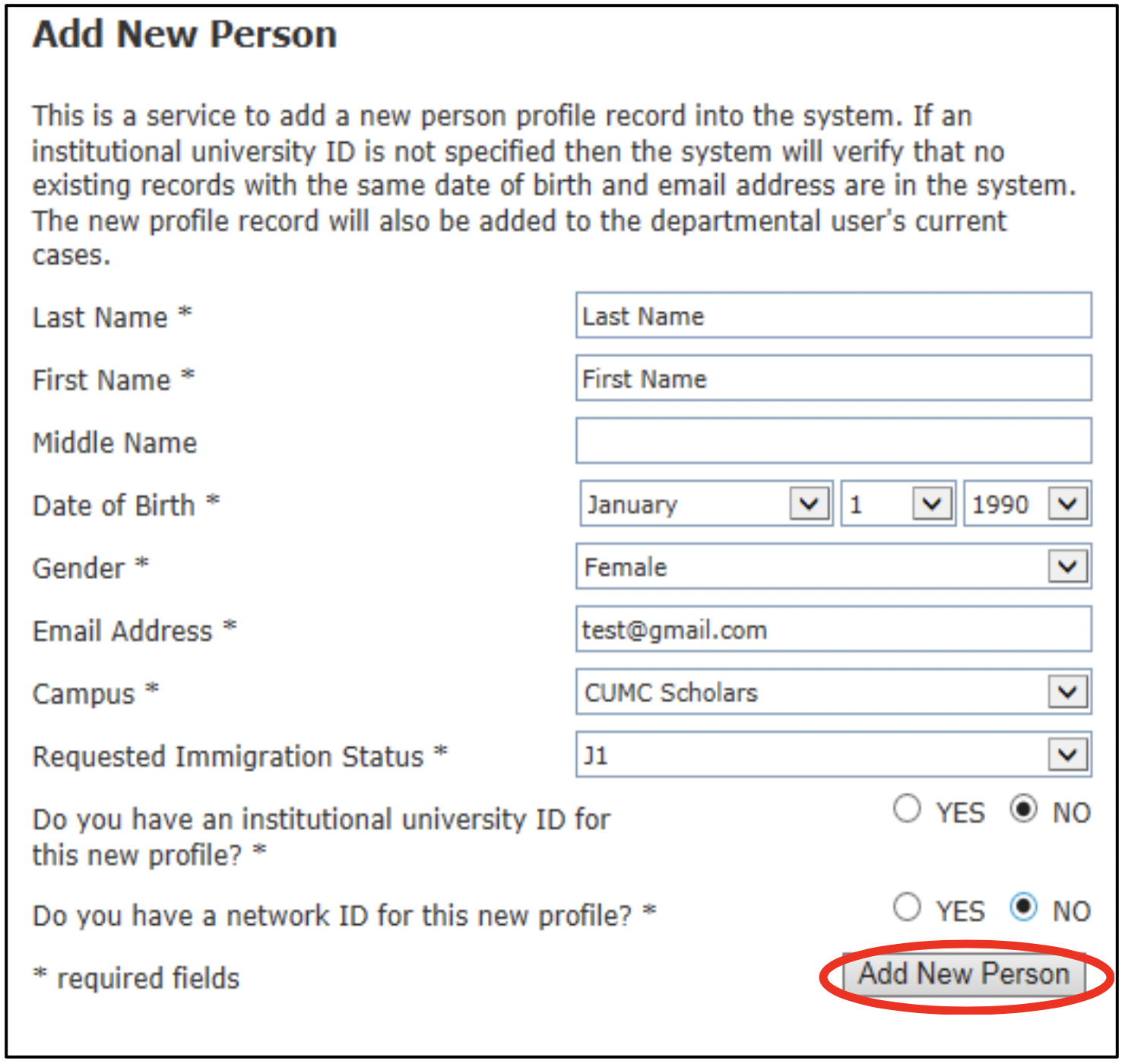 Step 2: How to submit a J-1 Student Intern Application