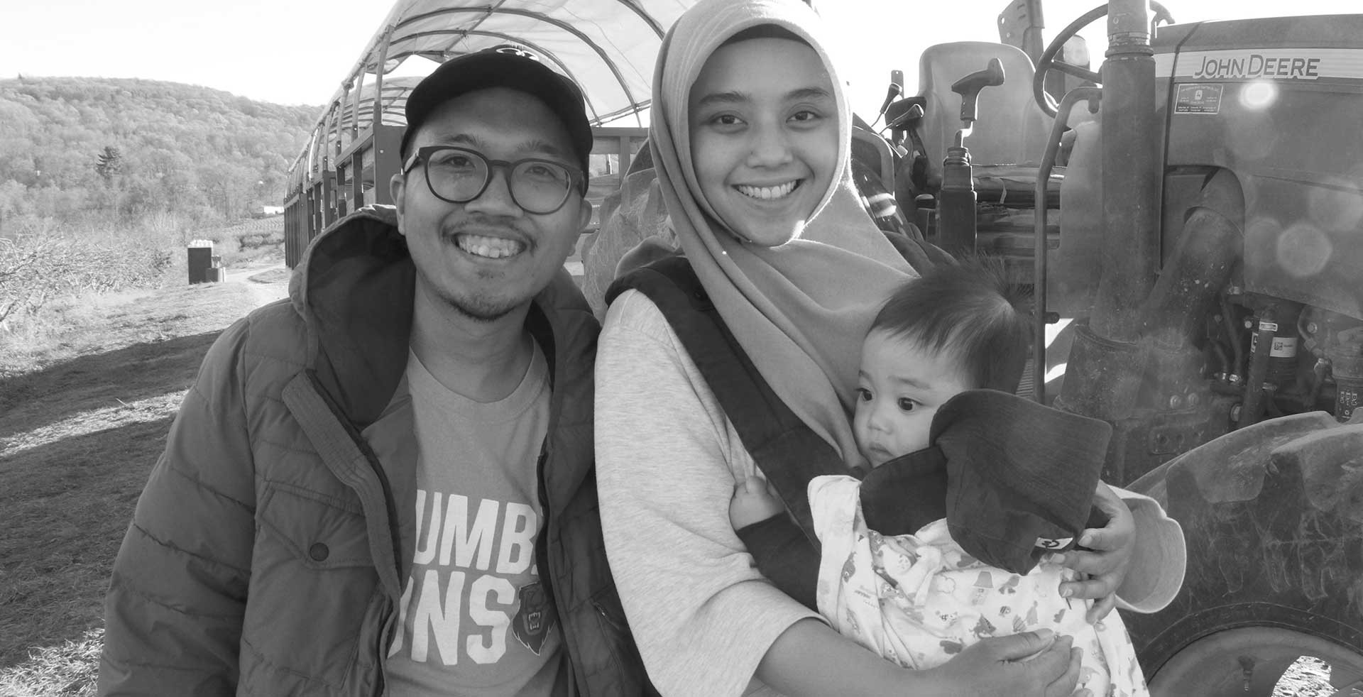 Family Apple Picking