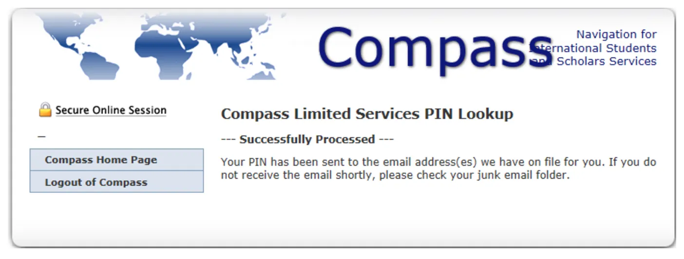 Successful PIN