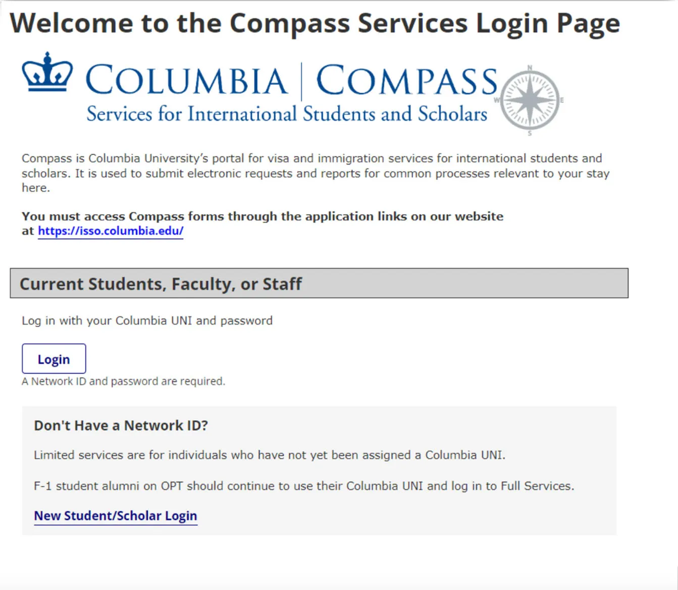 Login to Compass Image